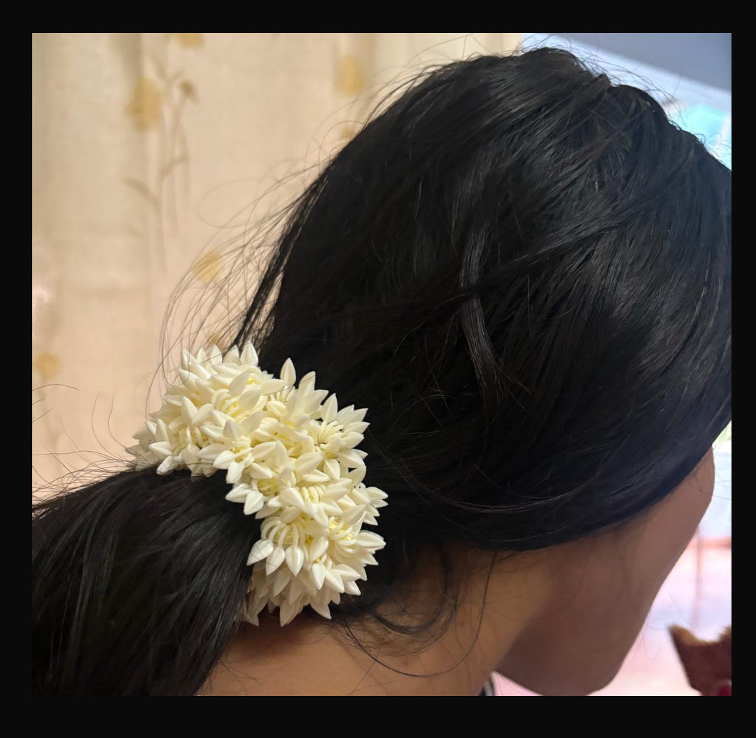 Fragrant Arabian Jasmine Scrunchie